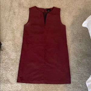 Suede dress